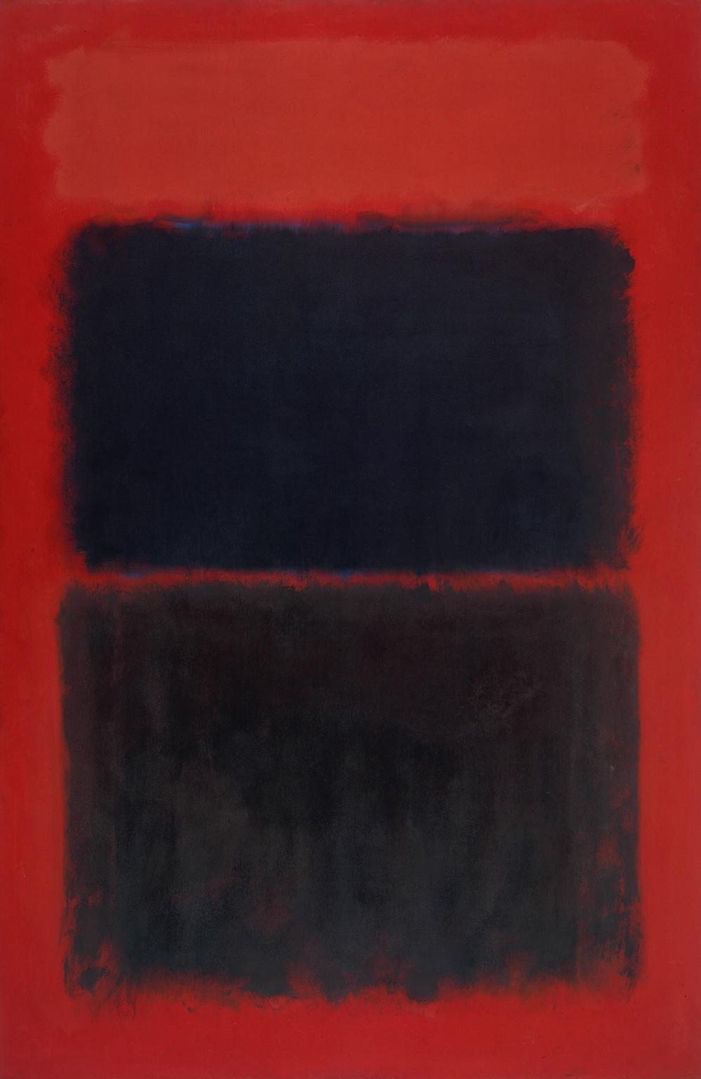 Light Red Over Black 1957 by Mark Rothko 1903-1970