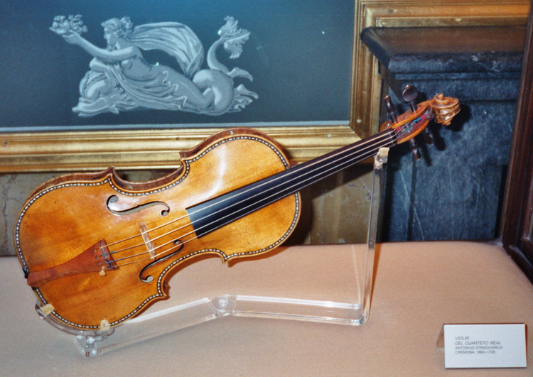 Violín Stradivarius del Cuarteto Real