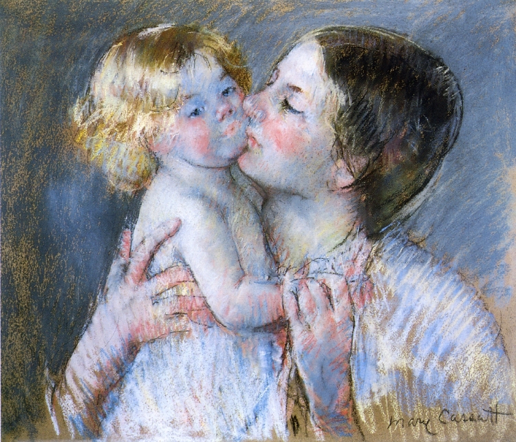 Mary Cassatt «A Kiss For Baby Anne»